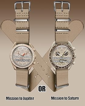Amazon.co.jp: 腕時計ストラップ Omega(オメガ) X スウォッチ スピード